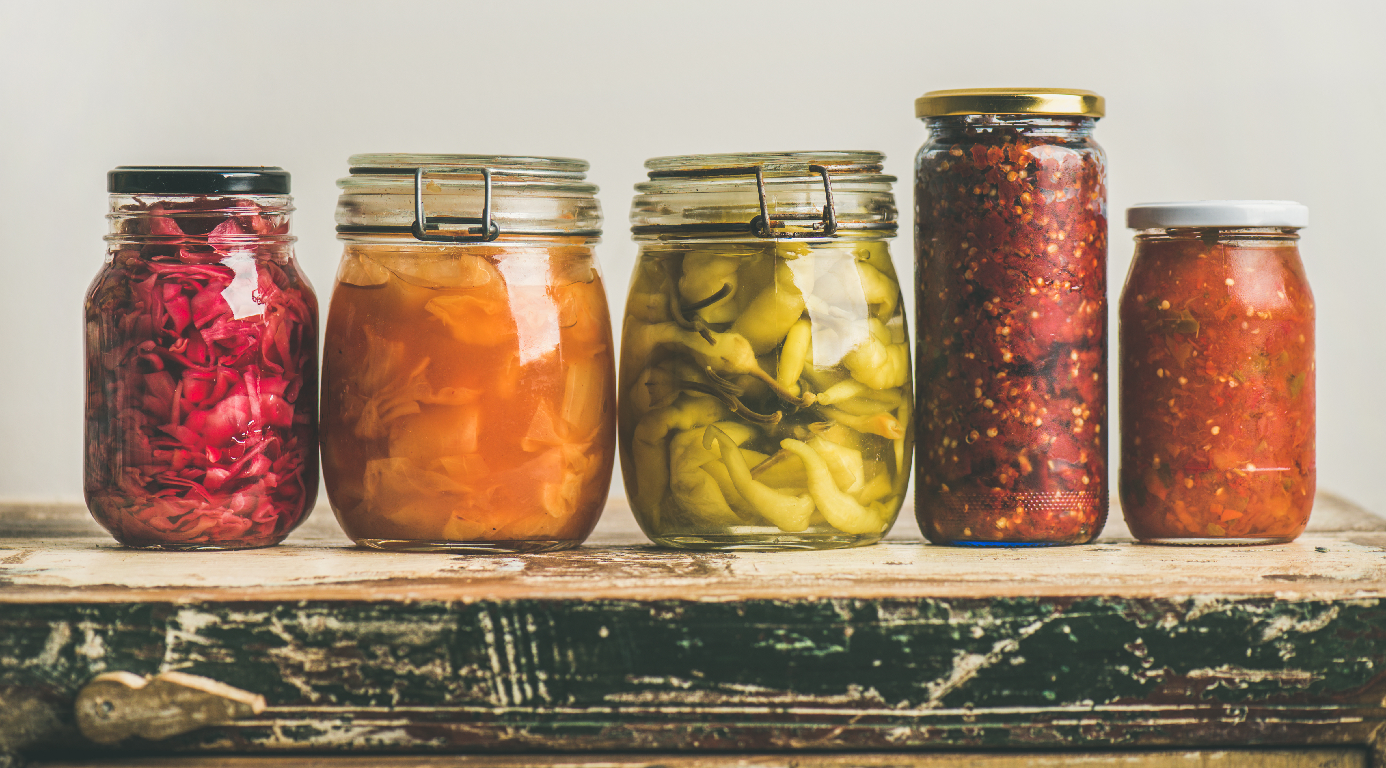 Food in Canning Jars