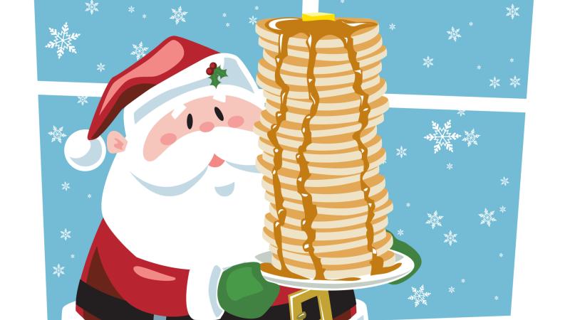 Santa Claus and Breakfast